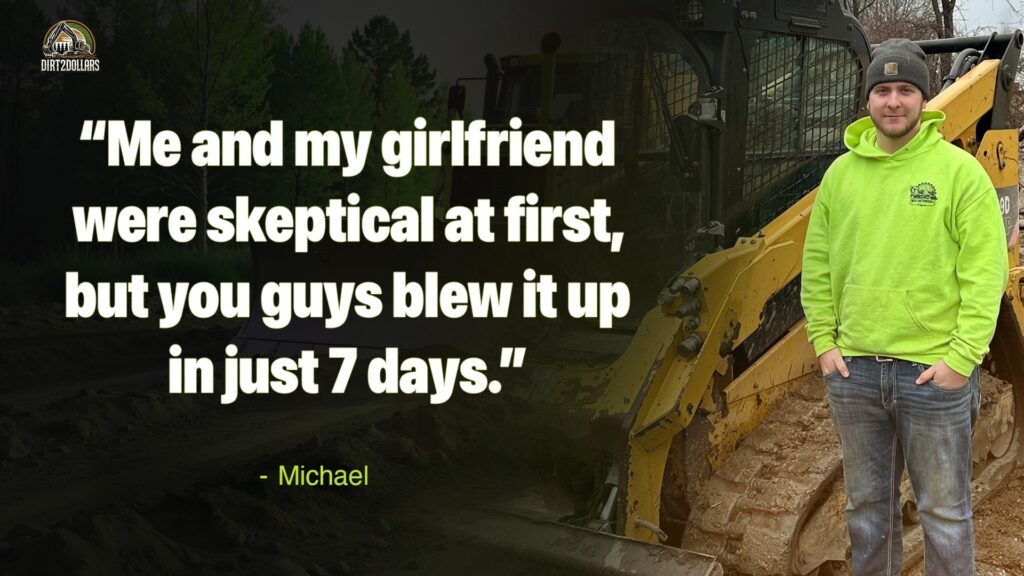 Dirt 2 Dollars Review: A Review Given by Michael Rice from MSR Earthworks.