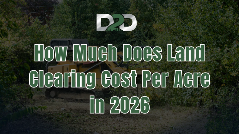 How Much Does Land Clearing Cost Per Acre in 2026